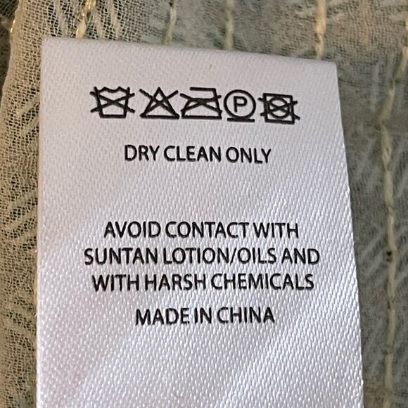 Saloni Tyler Green Sequin Long Sleeve Blouse  Size 12 NWT - Picture 11 of 16